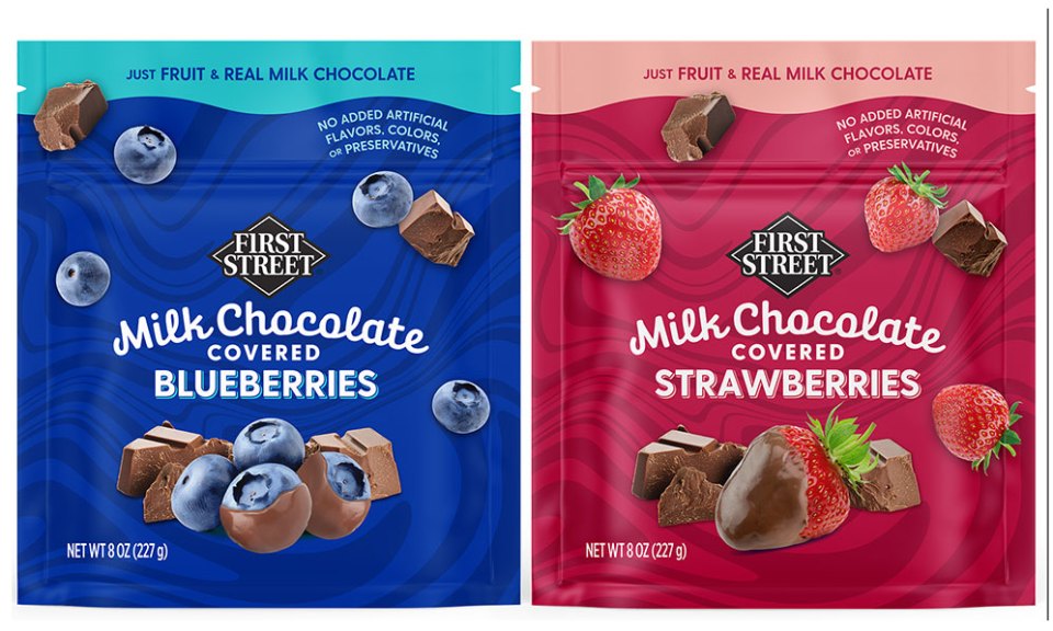 First Street Chocolate Covered Fruit Packaging
