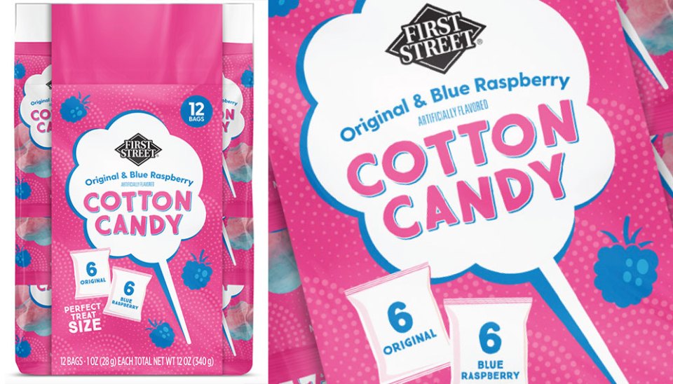 First Street Cotton Candy Packaging