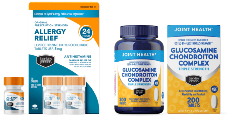 BJs OTC Medicine Packaging